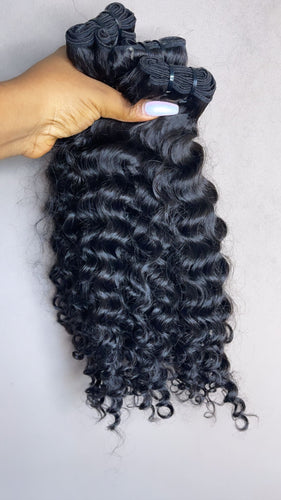 Raw Cambodian Curly (4 Bundles)