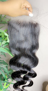 Raw Thin HD Lace Closure - Bodywave (5*5)