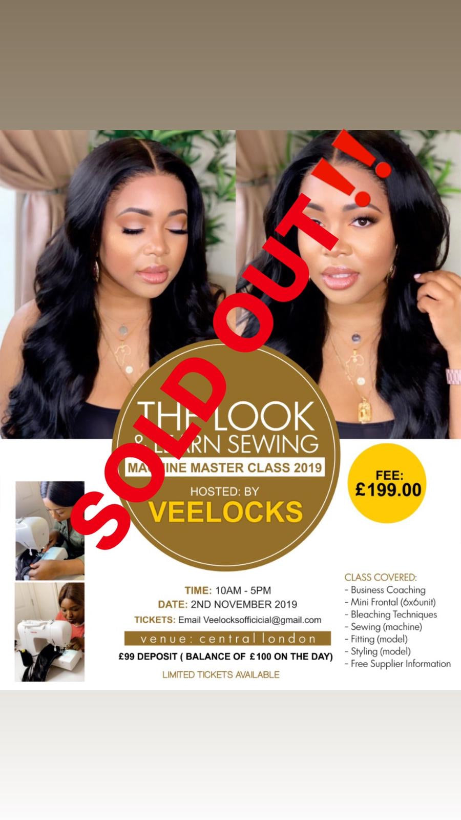 Look and Learn Sewing Machine Masterclass (£199.00)